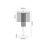 Burnaby Table Lamp 6 Light Brown Oxide